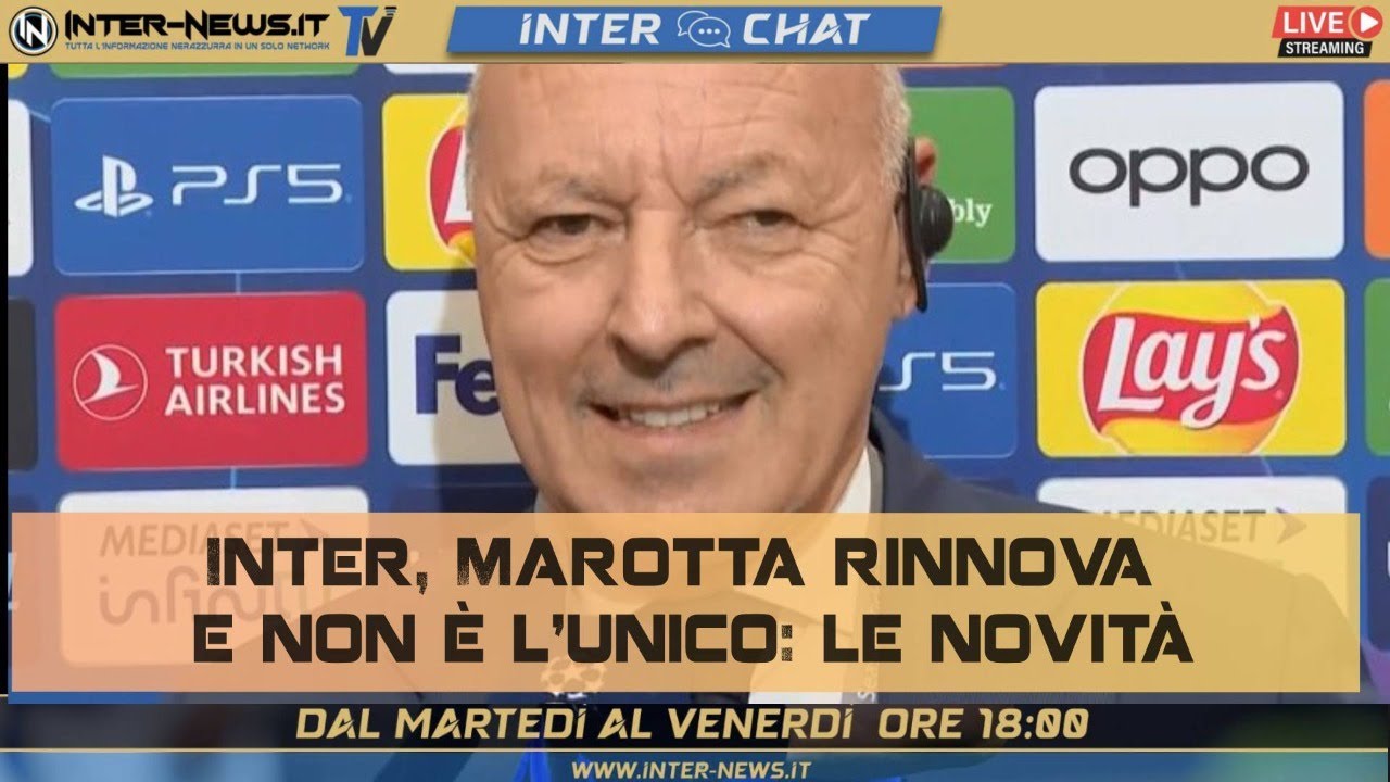 Inter, Marotta rinnova e non è l’unico: le novità | Inter Chat live su IN